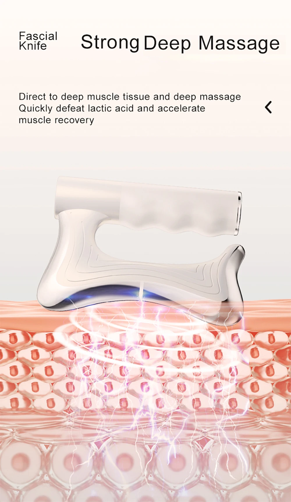 Electric Deep Tissue Massage Blade – Heated Fascia Relaxation Tool Wear for Art Thou