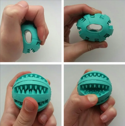 Interactive Rubber Slow Feeder Dog Ball Wear for Art Thou
