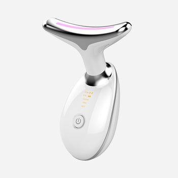 Beauty Facial Massager, 7 Color Wavy Acne Beauty Microcurrent Facial Device Skin Firming for Face Neck Beauty Device, Wear for Art Thou