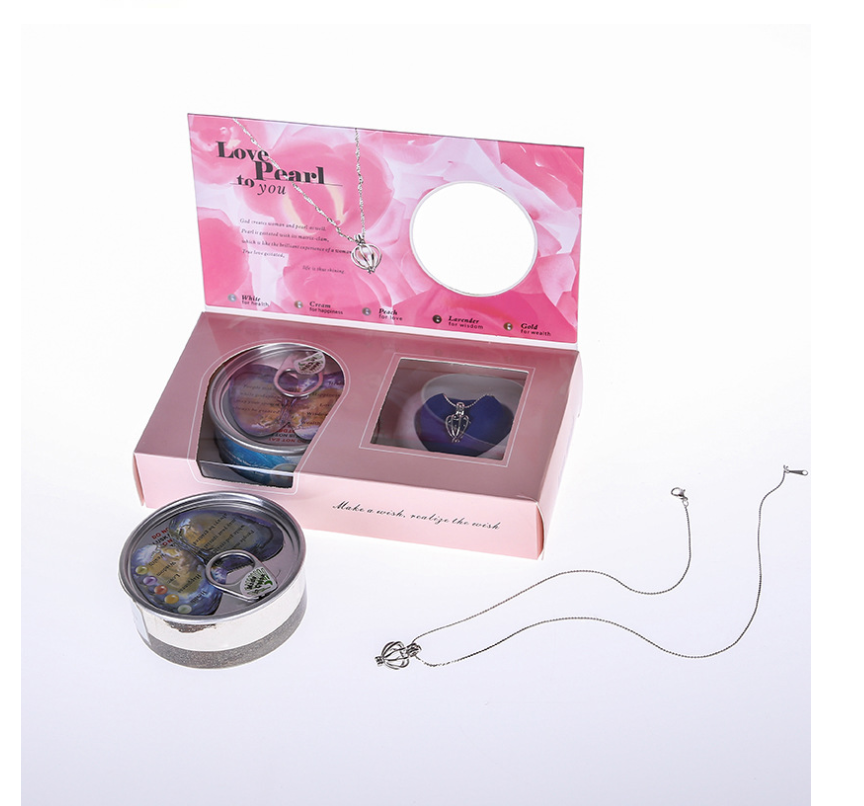 Pearl Jewelry Gift Box with Freshwater Necklace Wear for Art Thou