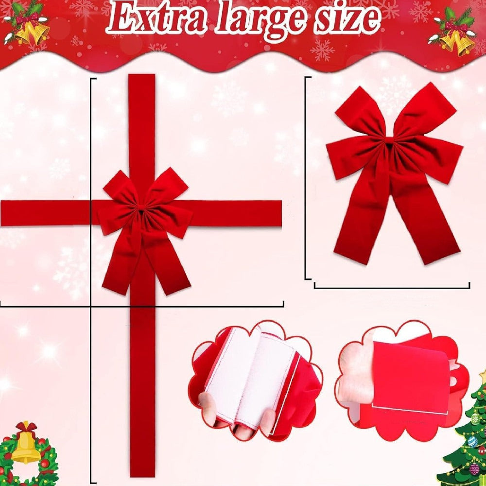 Christmas Door Hanging Bow Ribbon Wear for Art Thou