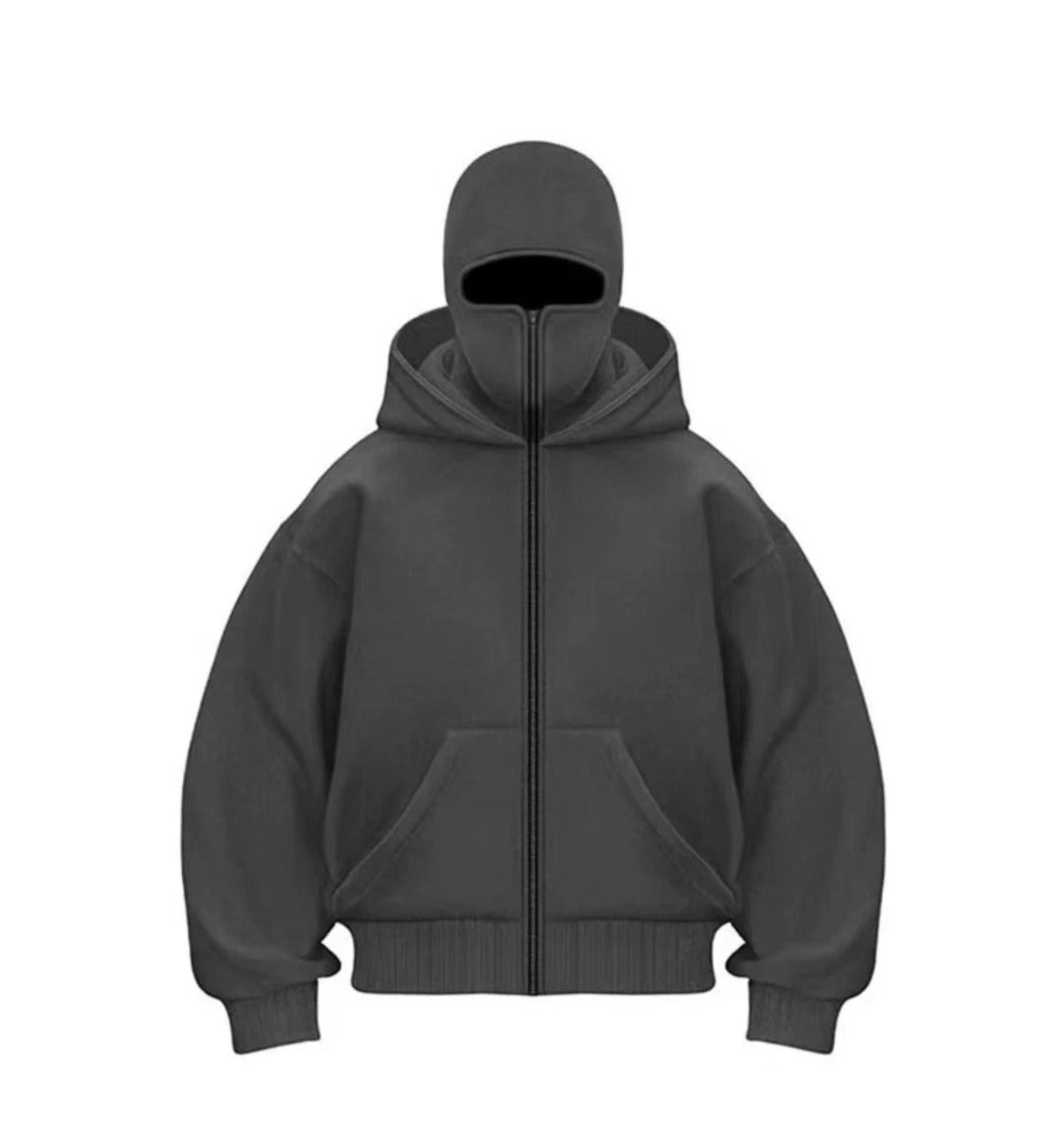 Men's Hooded Zip-Up Baseball Jacket Wear for Art Thou