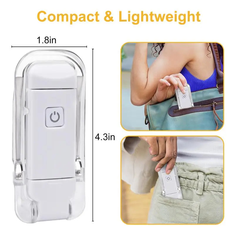 LED USB Rechargeable Book Light Reading Light Eye Protection Wear for Art Thou