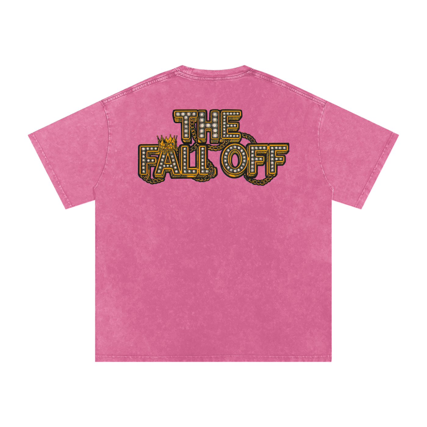 The Fall Off - Snow Washed Oversized Cotton T-Shirt Fine Art Of MK