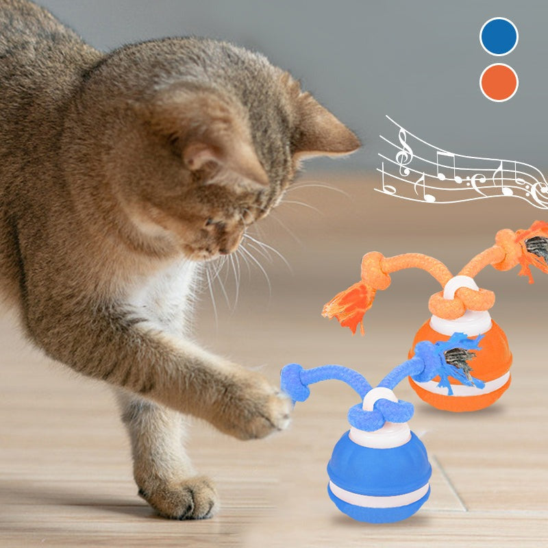 Interactive Pet Rolling Ball Toy USB Rechargeable Wear for Art Thou