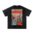 Maneater - Snow Washed Oversized Cotton T-Shirt Fine Art Of MK