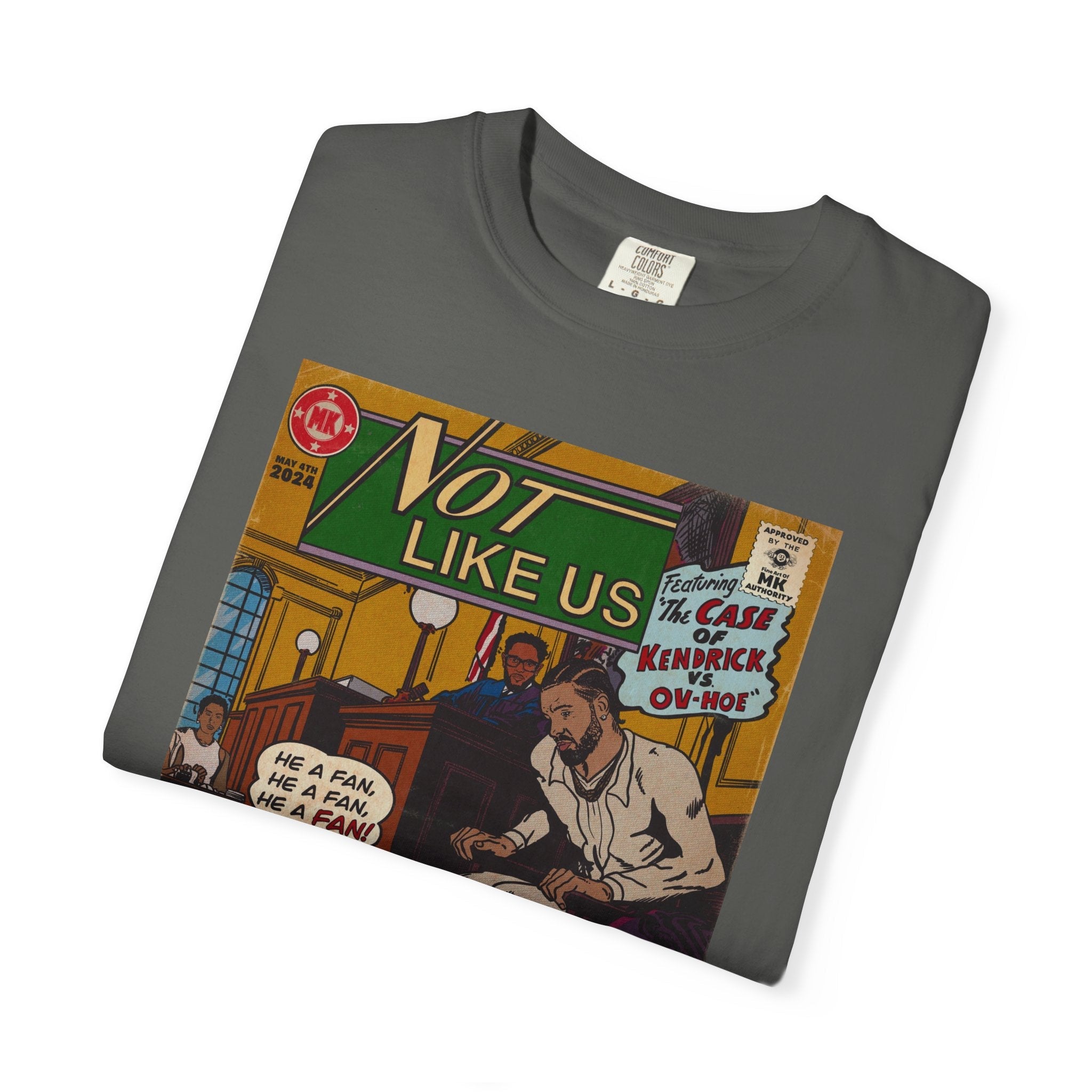 Not Like Us - Unisex Comfort Colors T-shirt Fine Art Of MK
