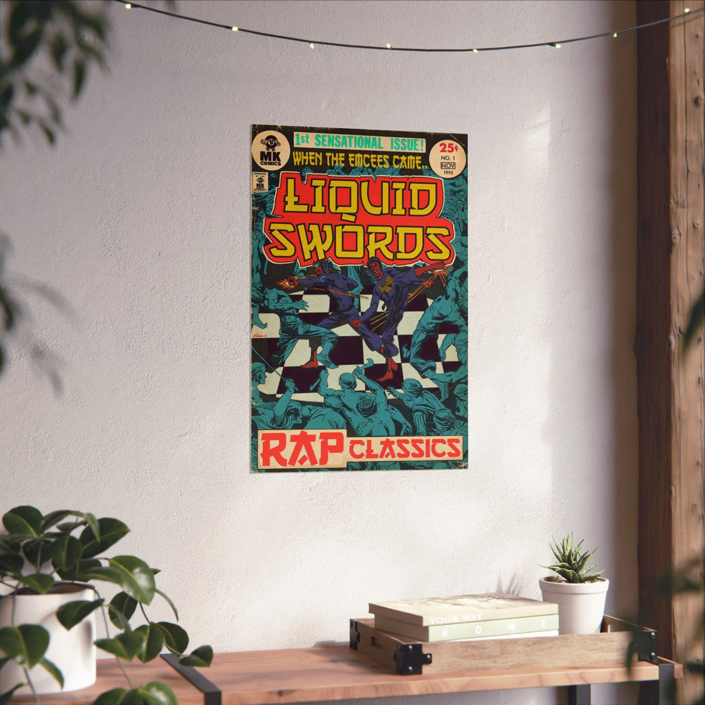 Liquid Swords - Vertical Matte Poster Fine Art Of MK
