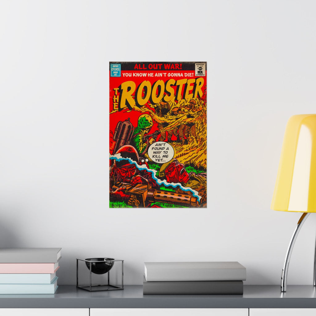 Rooster - Matte Vertical Posters Fine Art Of MK