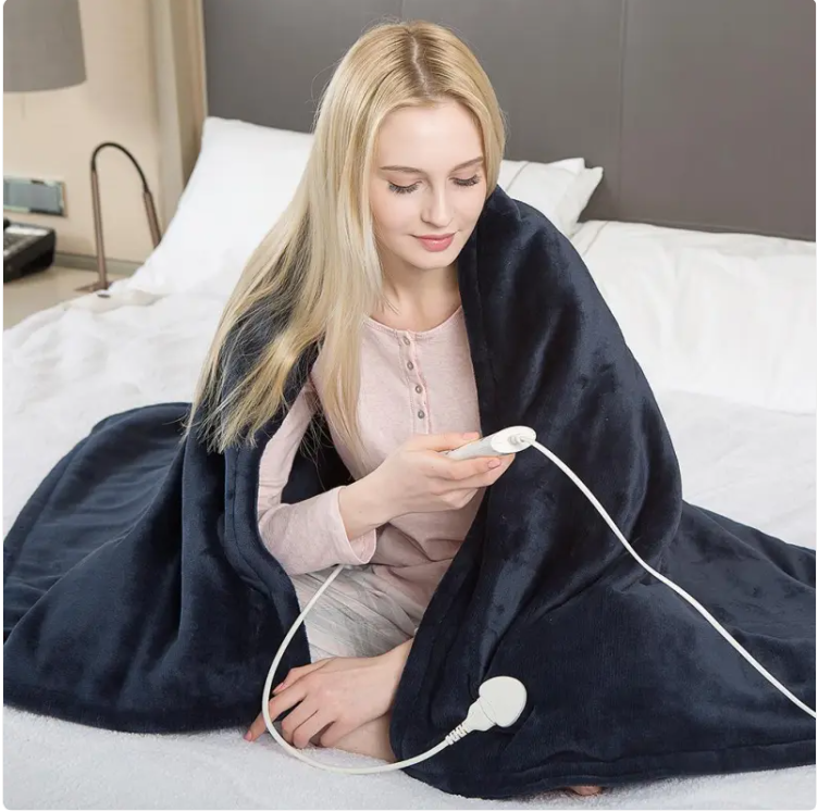 3-Level Safety Heated Blanket with Adjustable Temperature Wear for Art Thou