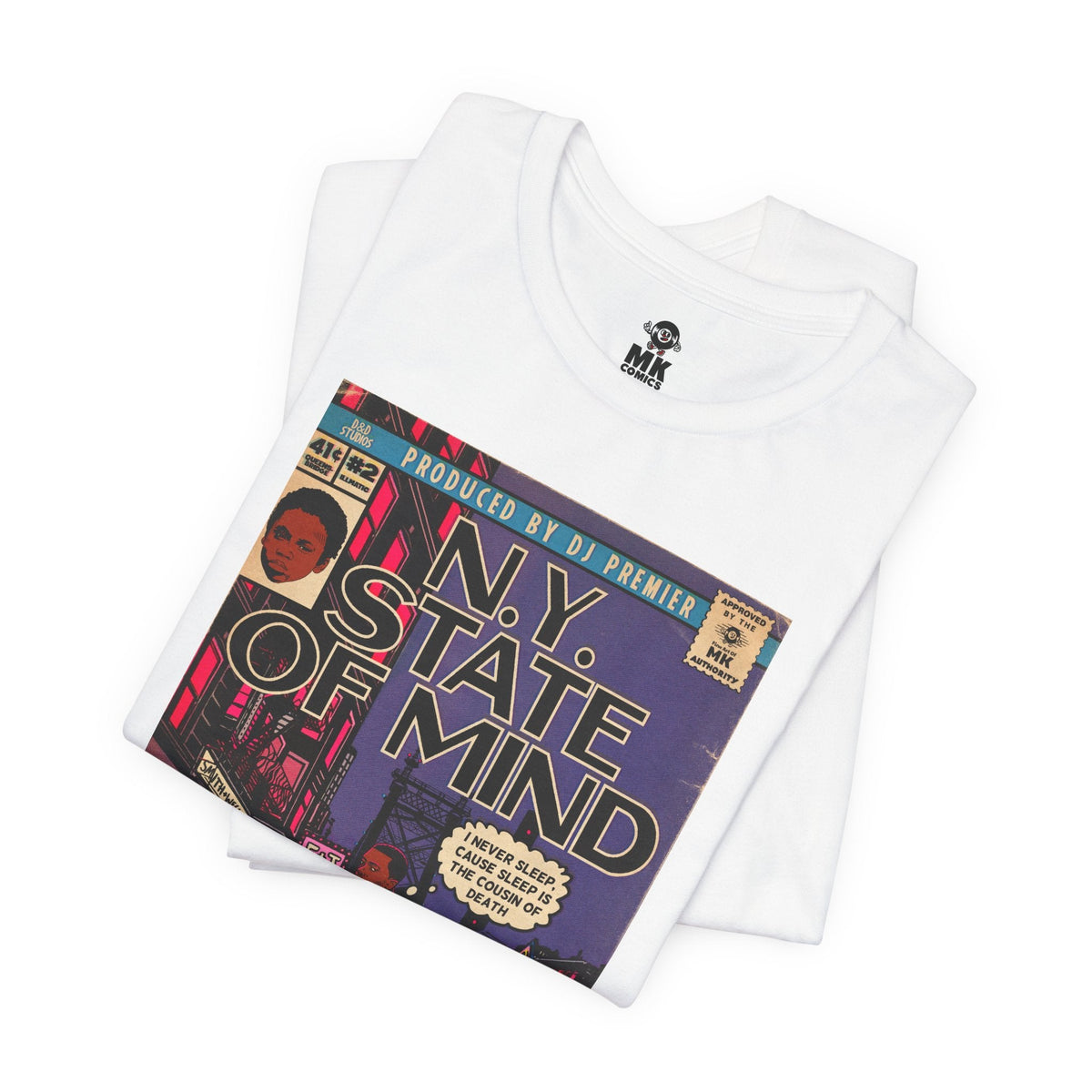 NY State of Mind - Unisex Jersey Short Sleeve Tee Fine Art Of MK