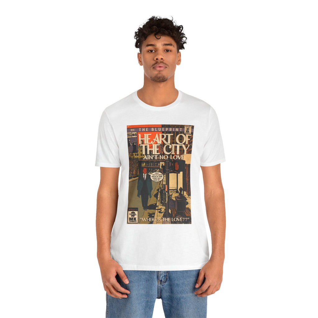 Heart of the City - Unisex Jersey Short Sleeve Tee Fine Art Of MK