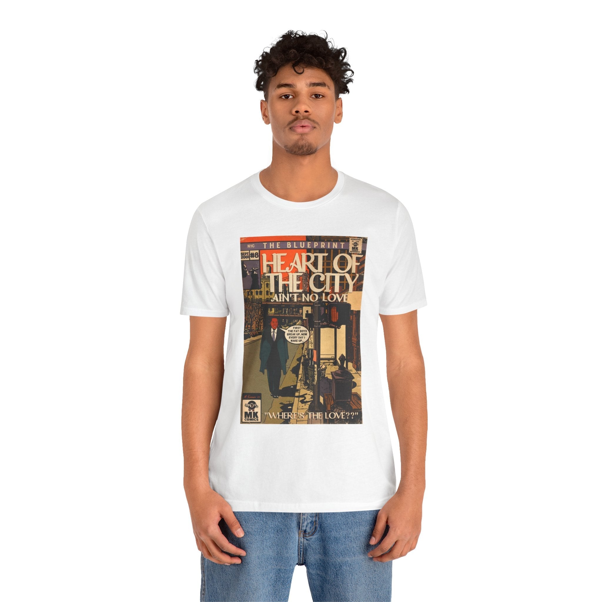 Heart of the City - Unisex Jersey Short Sleeve Tee Fine Art Of MK