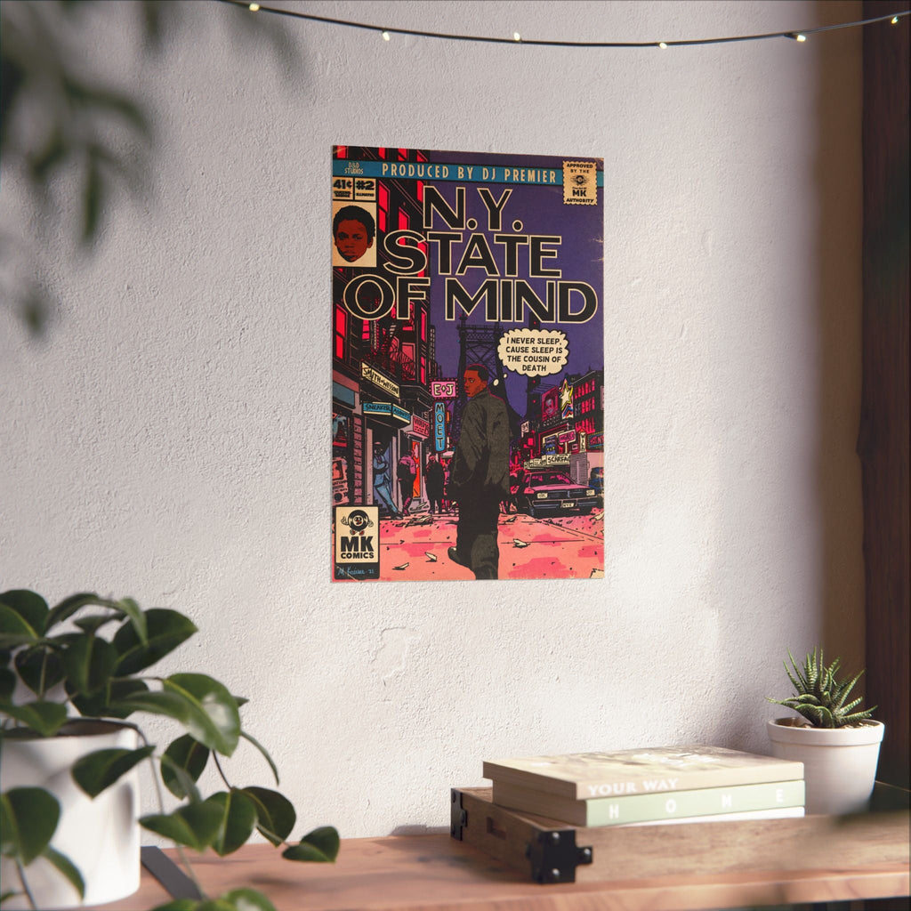 NY State Of Mind - Vertical Matte Poster Fine Art Of MK