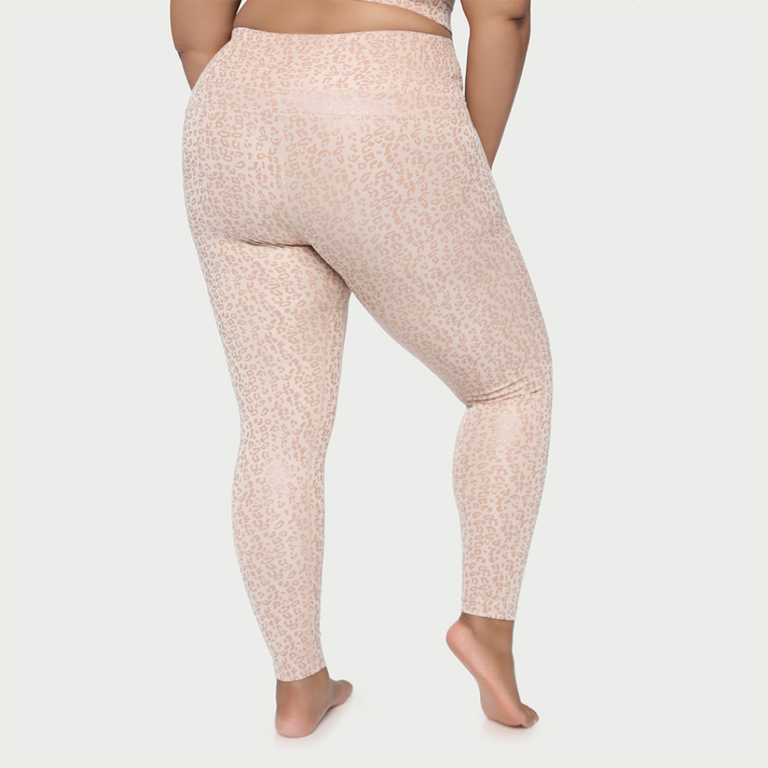 Metallic Cheetah Active Legging Fitkitty Culture Athleisure Wear, Yoga Wear & Women's Clothing