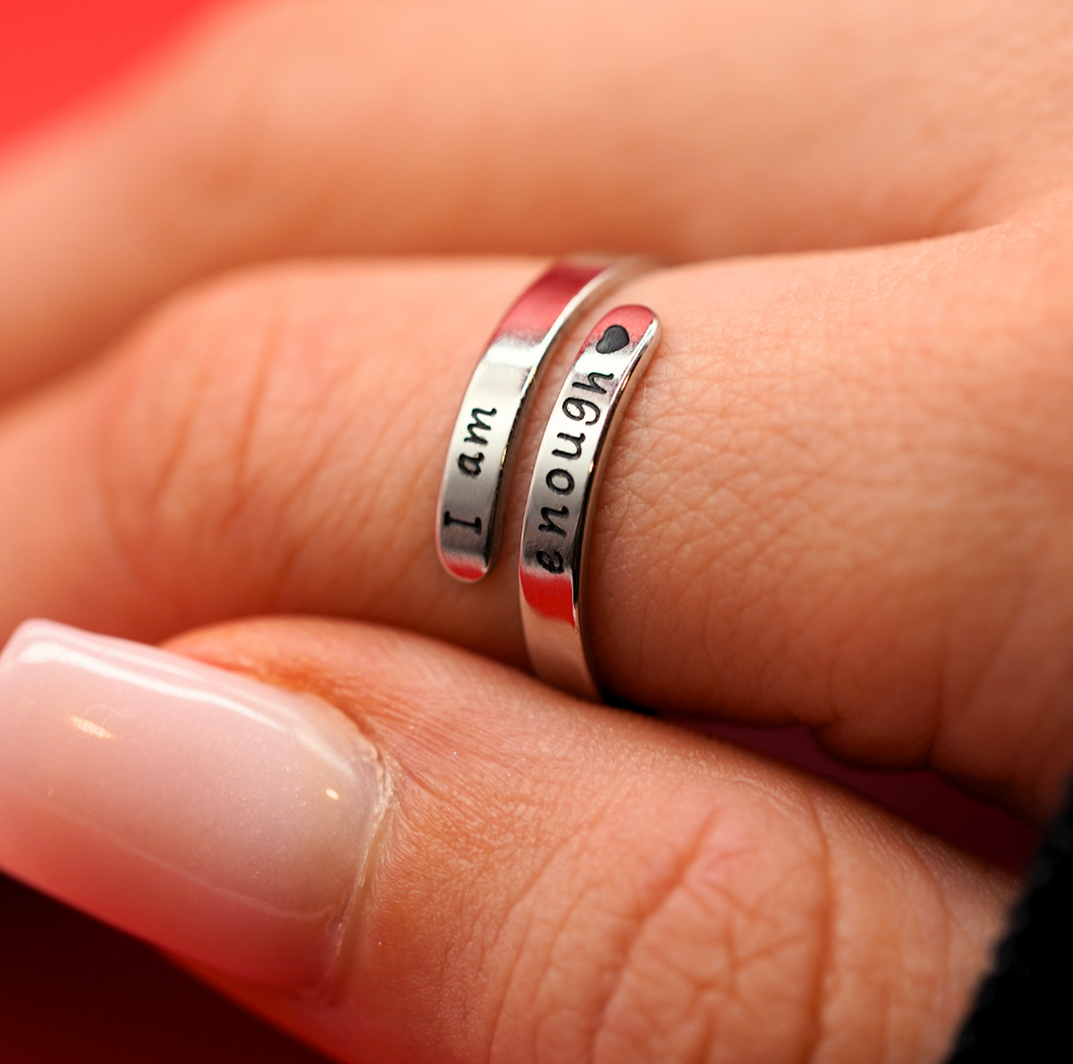I Am Enough Ring Wear for Art Thou