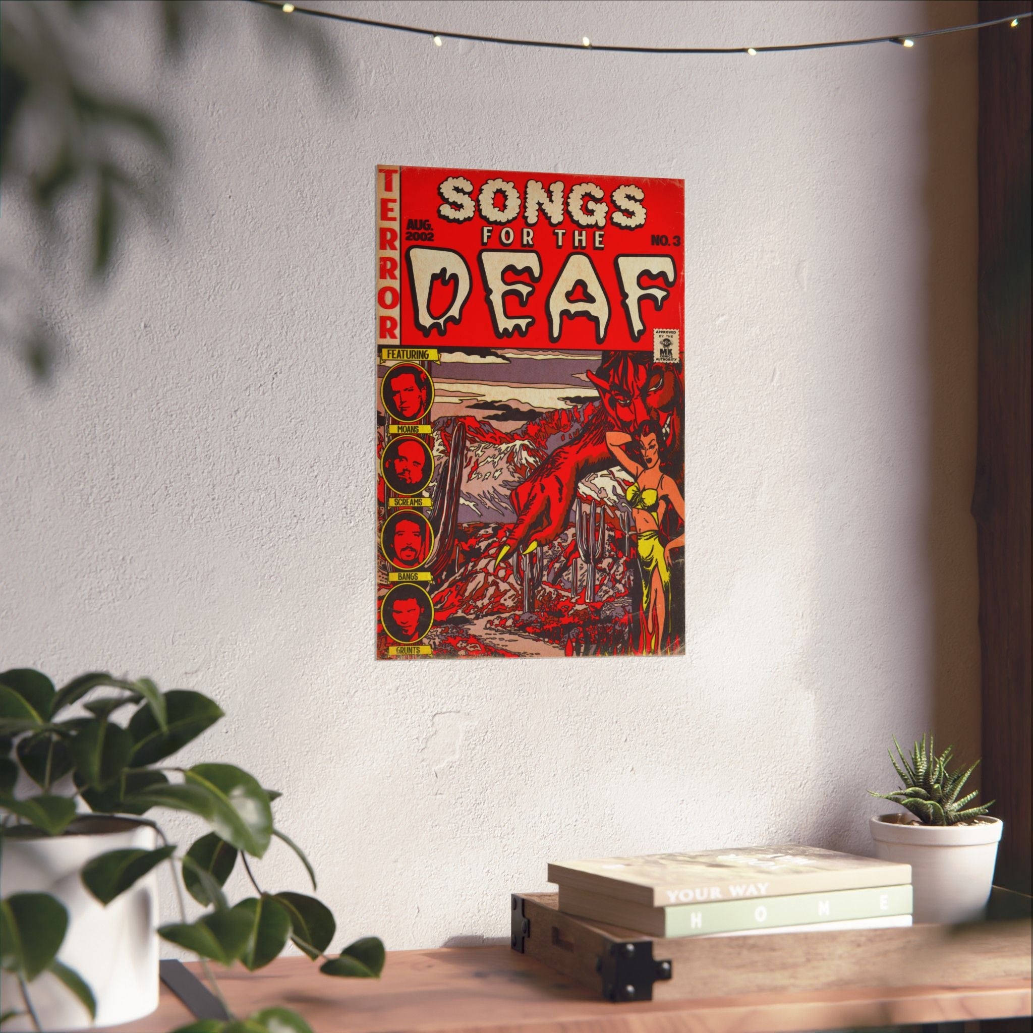 Songs For The Deaf - Vertical Matte Poster Fine Art Of MK