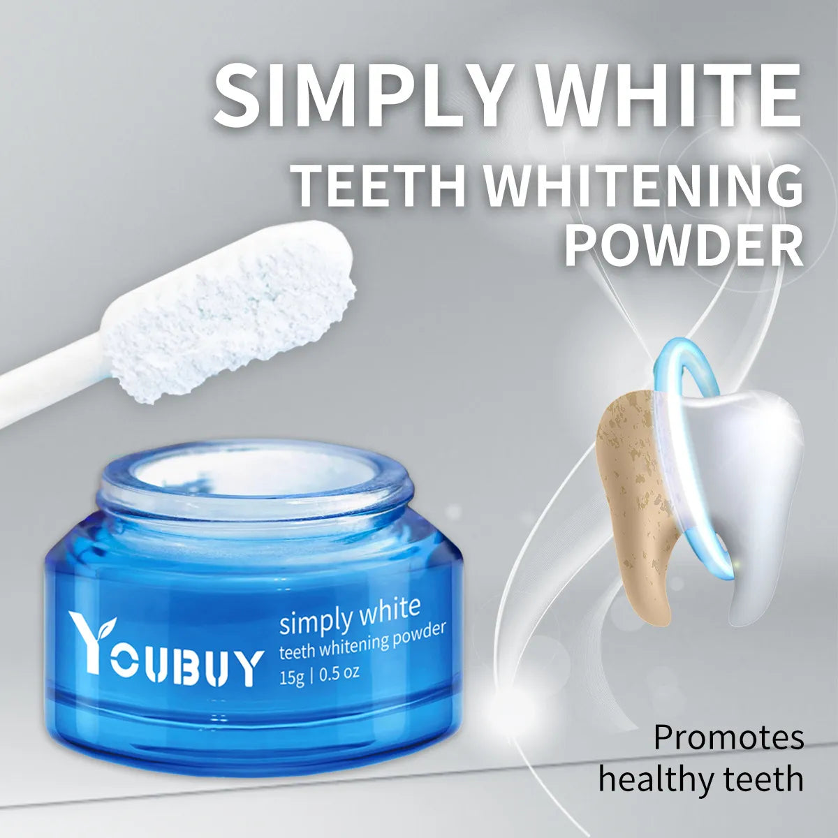 YOUBUY Teeth Whitening Brightening Powder Wear for Art Thou