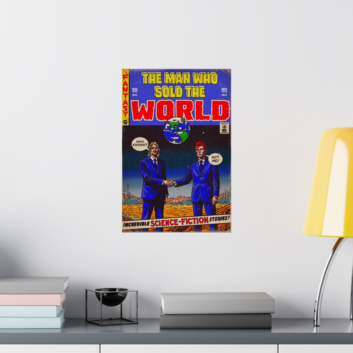 The Man Who Sold The World - Vertical Matte Posters Fine Art Of MK
