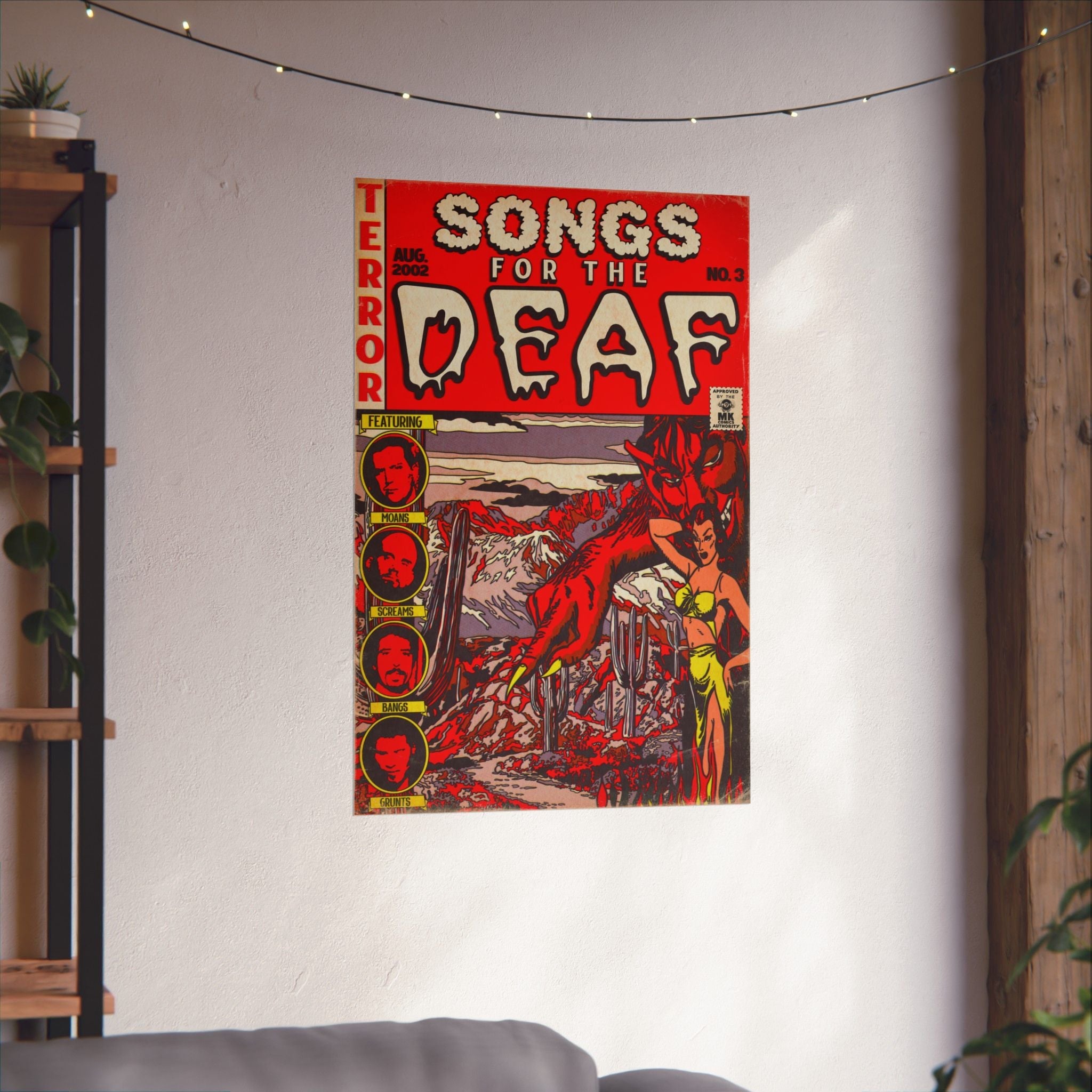 Songs For The Deaf - Vertical Matte Poster Fine Art Of MK