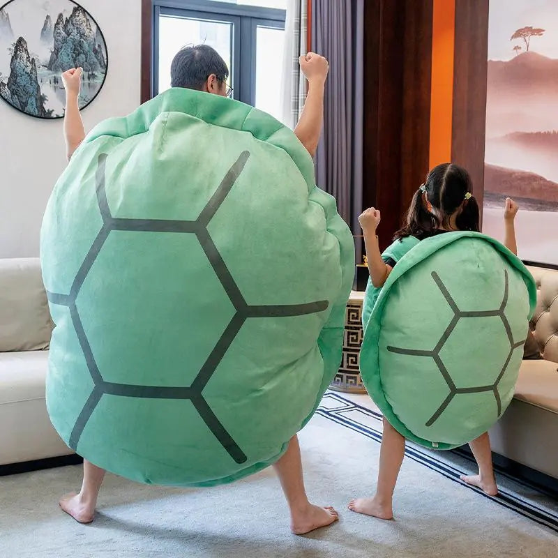 Green Wearable Turtle Shell Pillows Wear for Art Thou