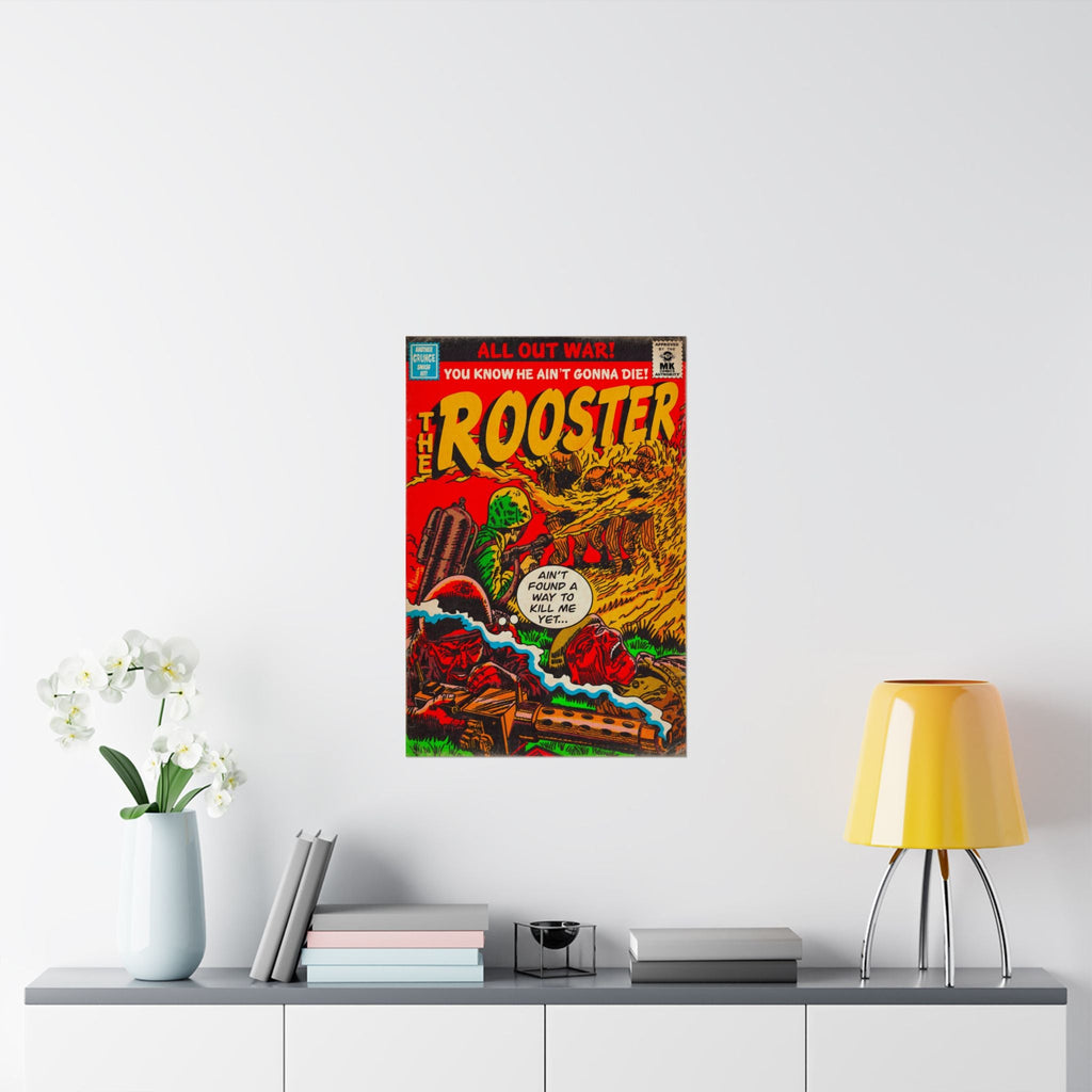 Rooster - Matte Vertical Posters Fine Art Of MK