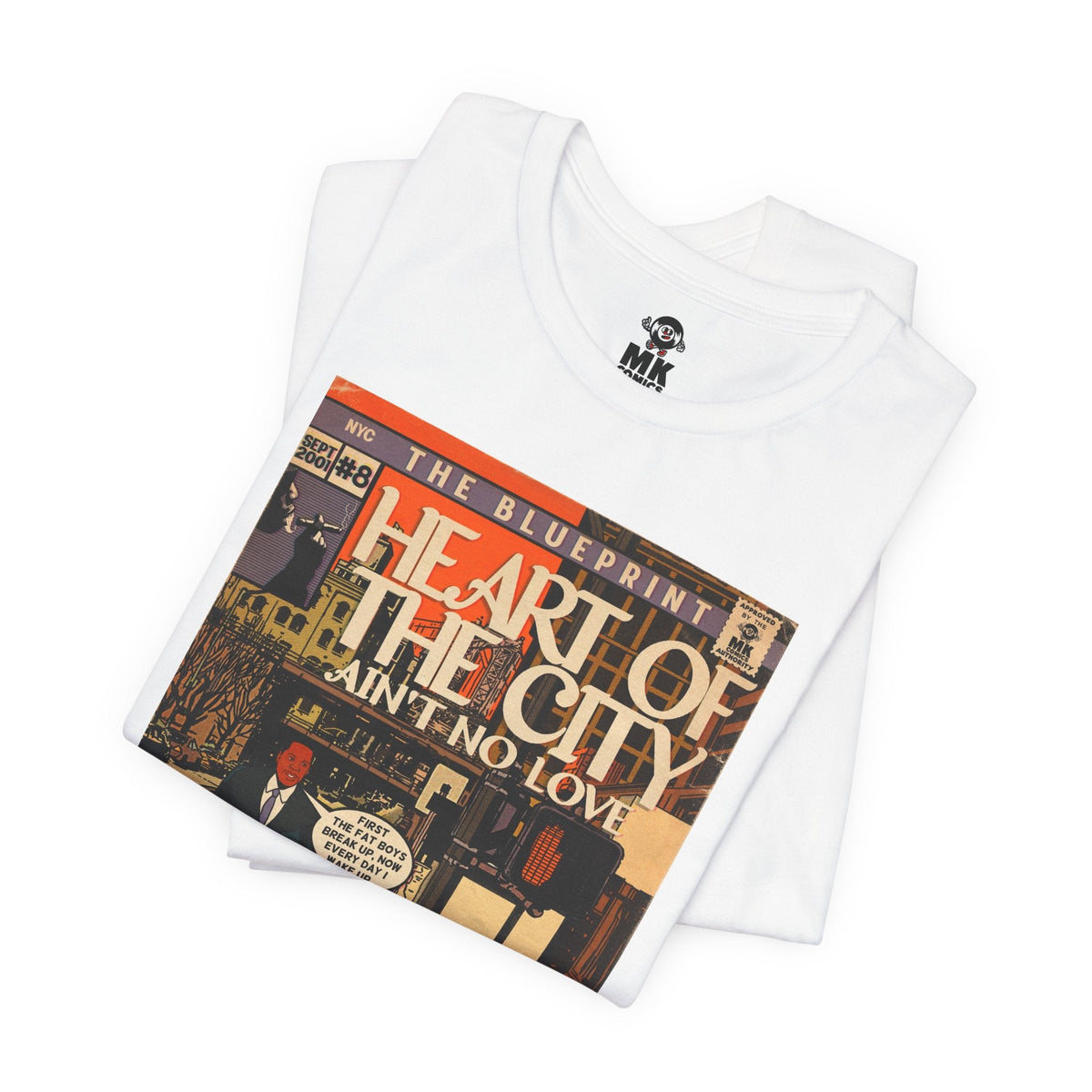 Heart of the City - Unisex Jersey Short Sleeve Tee Fine Art Of MK