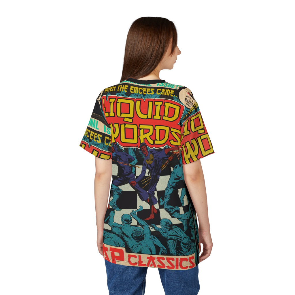 Liquid Swords - Unisex Cut & Sew Tee (AOP) Fine Art Of MK