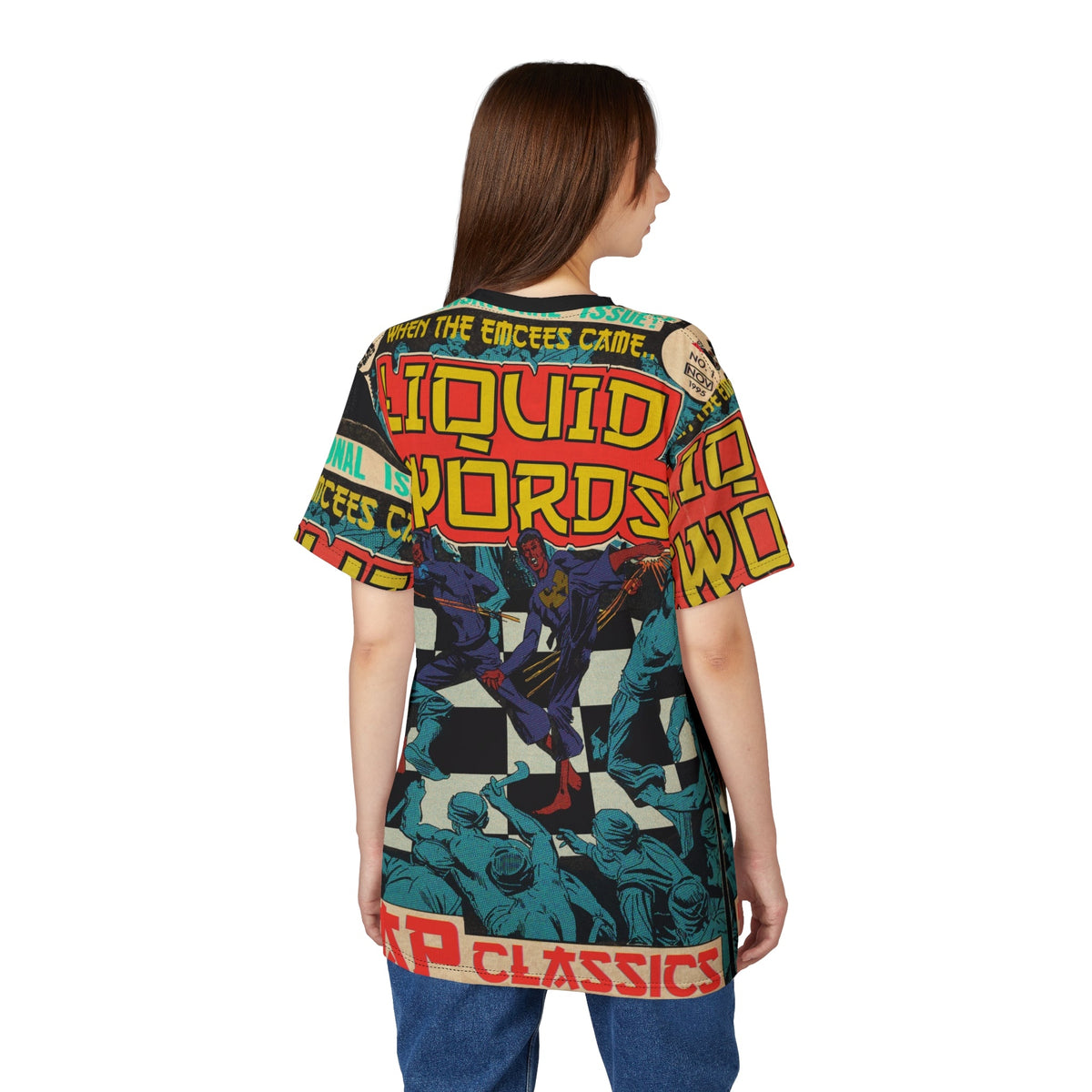 Liquid Swords - Unisex Cut & Sew Tee (AOP) Fine Art Of MK