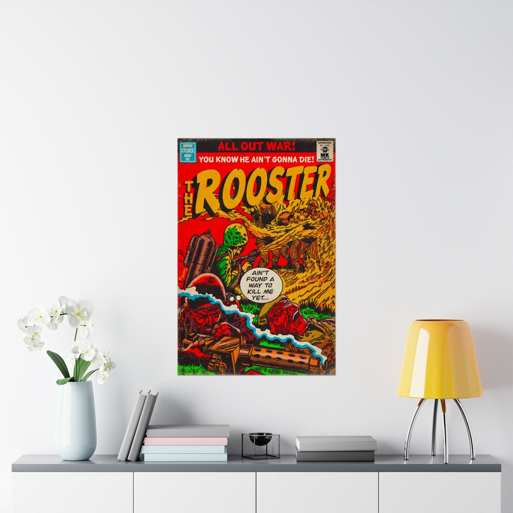 Rooster - Matte Vertical Posters Fine Art Of MK