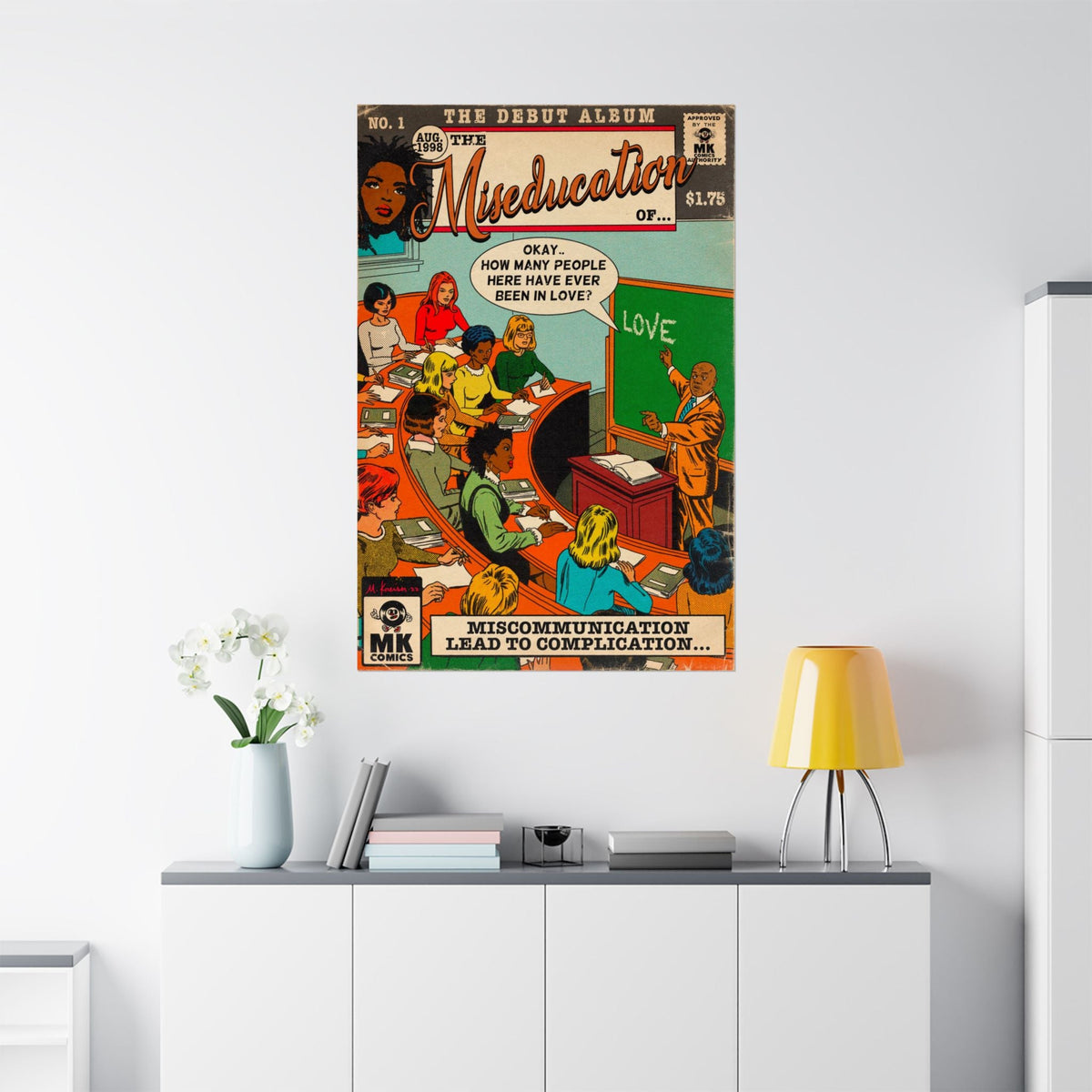 The Miseducation Of.. - Vertical Matte Poster Fine Art Of MK