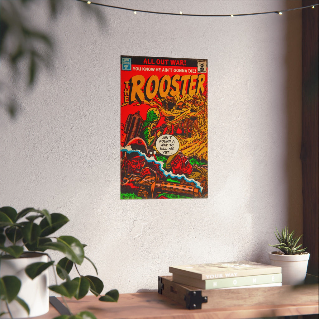 Rooster - Matte Vertical Posters Fine Art Of MK