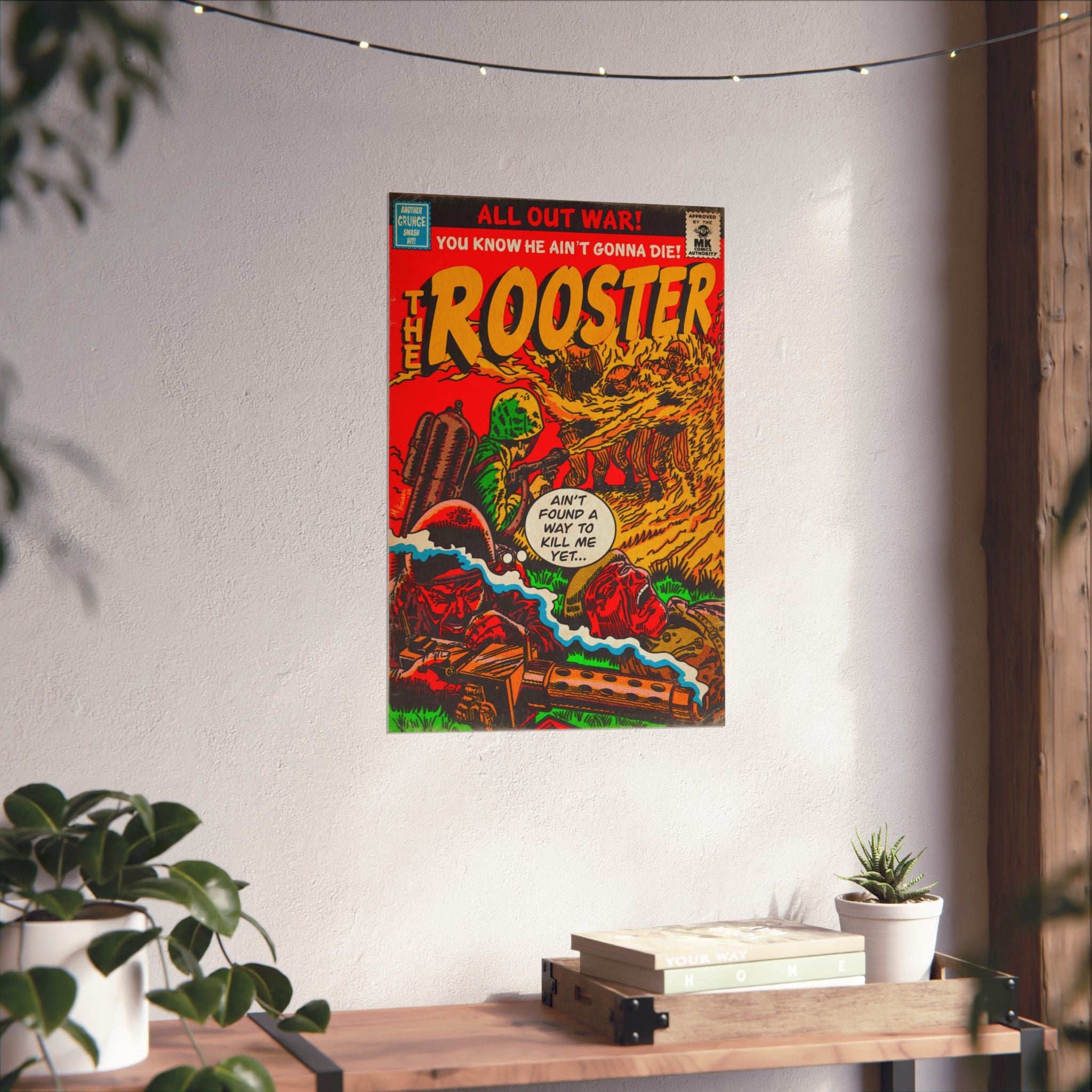 Rooster - Matte Vertical Posters Fine Art Of MK