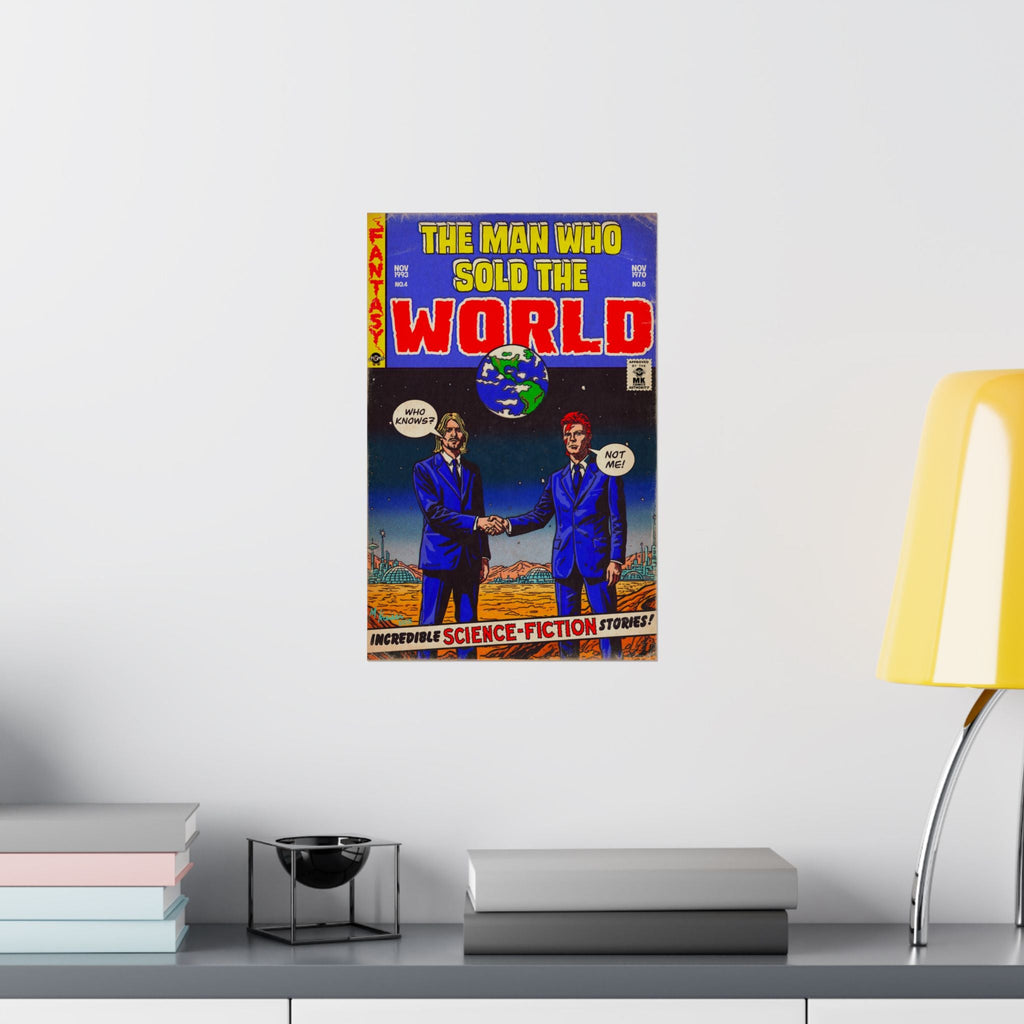 The Man Who Sold The World - Vertical Matte Posters Fine Art Of MK