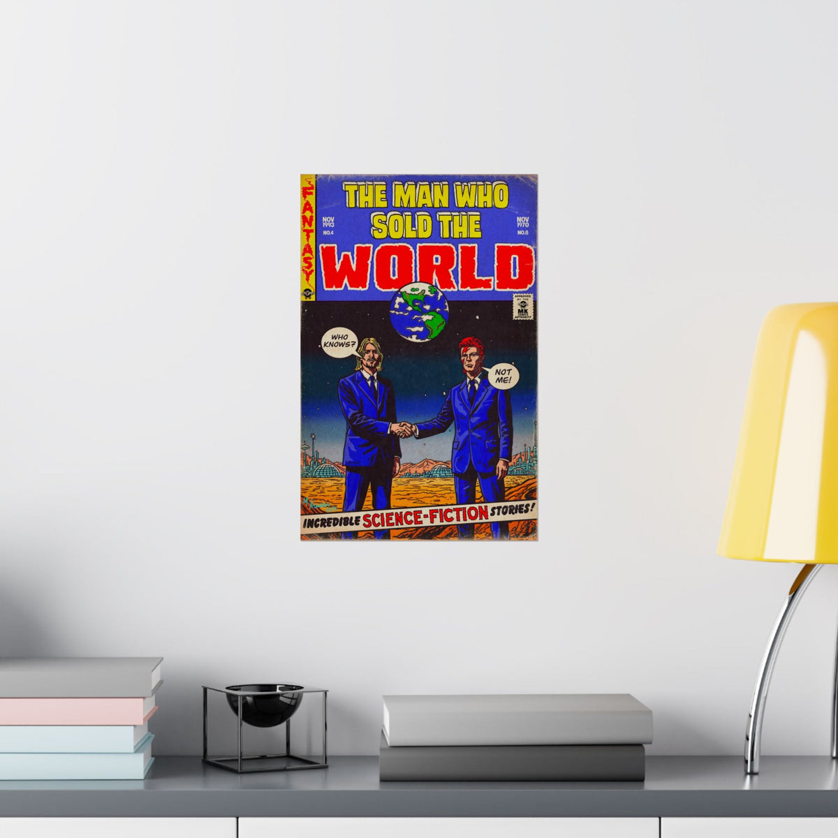 The Man Who Sold The World - Vertical Matte Posters Fine Art Of MK