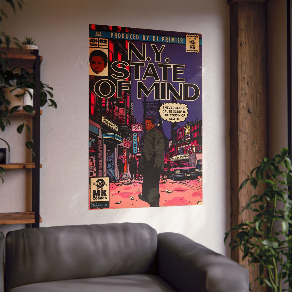 NY State Of Mind - Vertical Matte Poster Fine Art Of MK