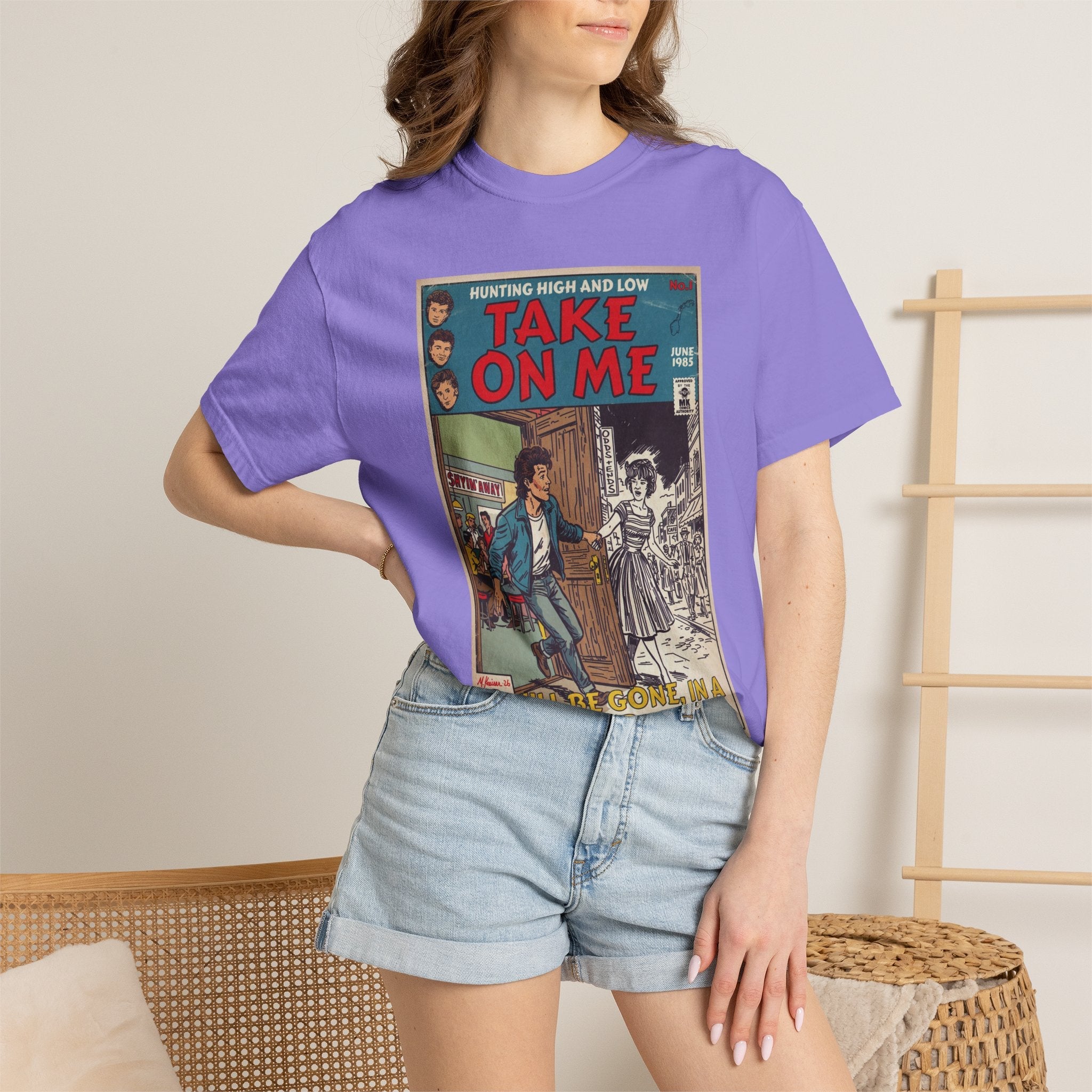 Take On Me - Unisex Comfort Colors T-shirt Fine Art Of MK