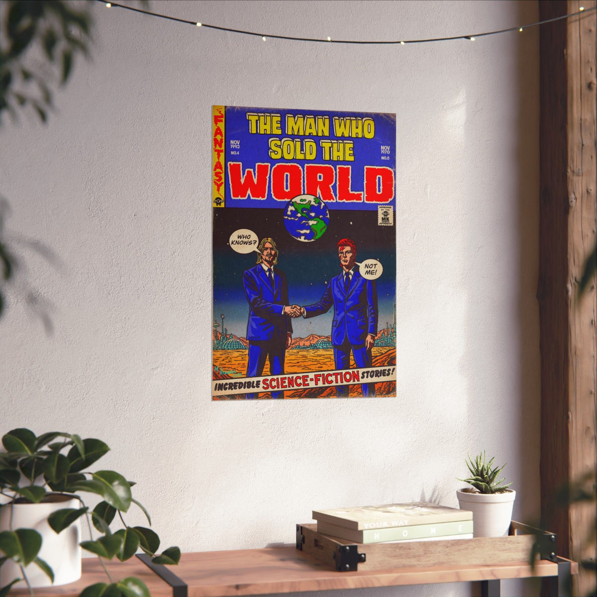 The Man Who Sold The World - Vertical Matte Posters Fine Art Of MK