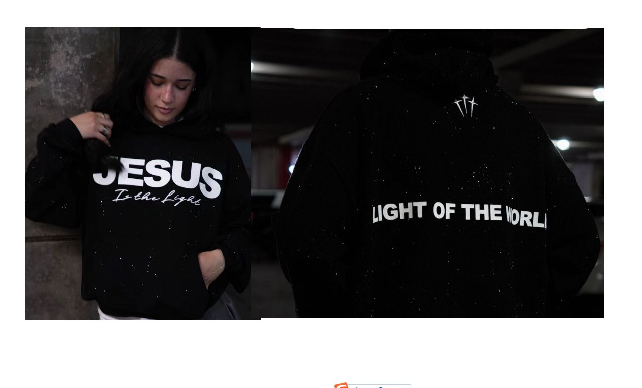 Pullover Round Neck Hooded Sweatshirt Wear for Art Thou