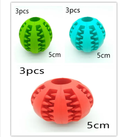 Interactive Rubber Slow Feeder Dog Ball Wear for Art Thou
