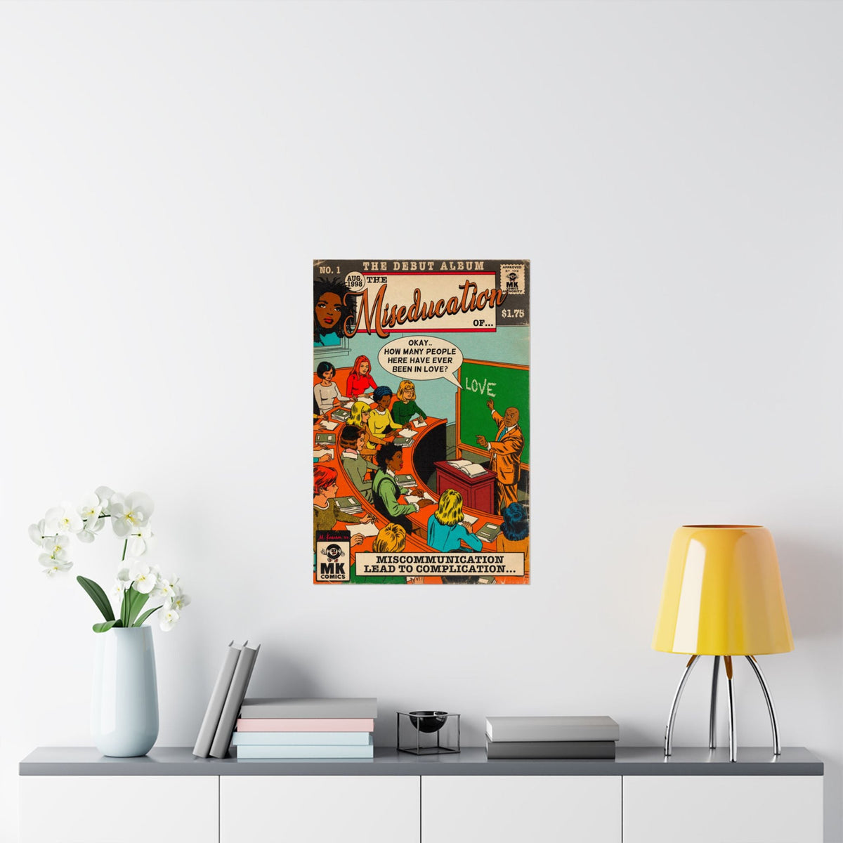 The Miseducation Of.. - Vertical Matte Poster Fine Art Of MK