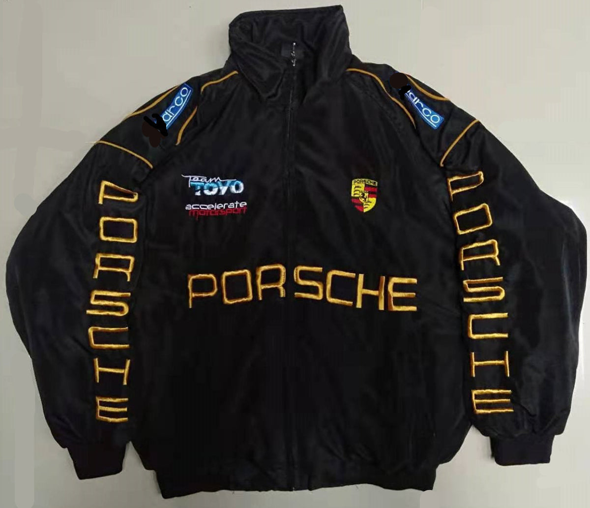 F1 Racing Jacket - Vintage Style Embroidered Outerwear Wear for Art Thou