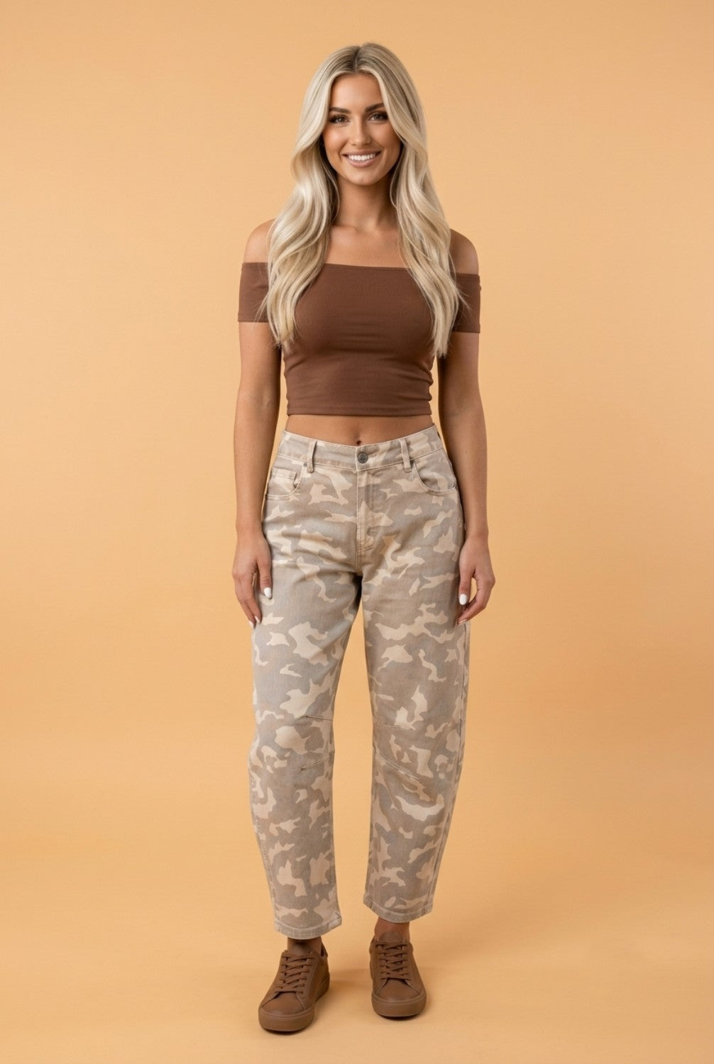 Leopard Colorblock Top & Wide Leg Pants Set Pretty Bash
