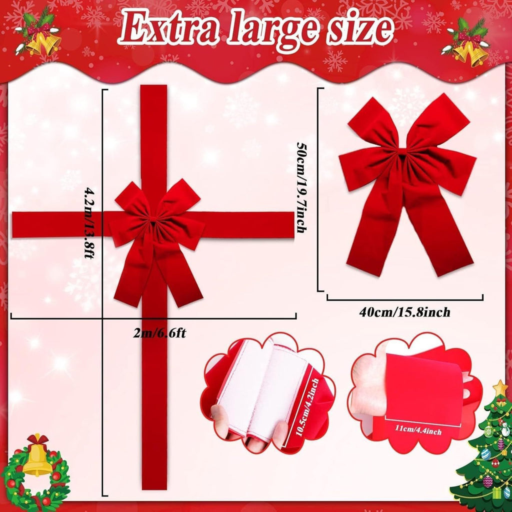Christmas Door Hanging Bow Ribbon Wear for Art Thou