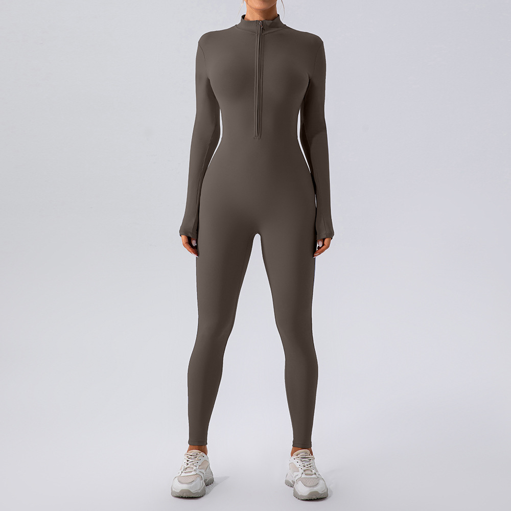 Fleece-Lined Yoga Jumpsuit Wear for Art Thou