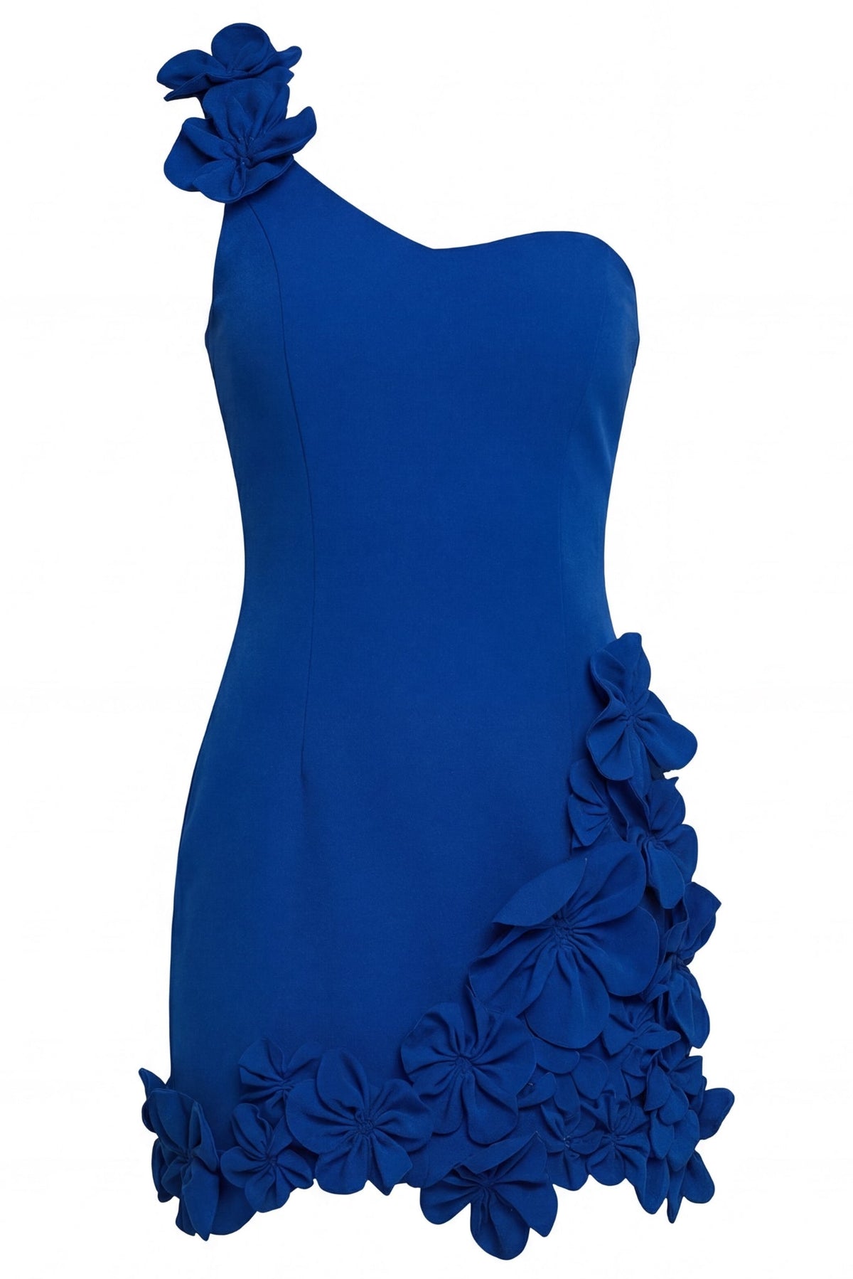 Alexa Floral Mini Dress (BLUE) Akalia
