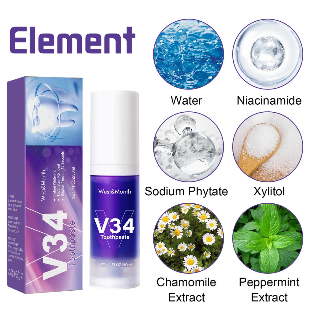 V34 Tooth Cleaning Mousse Wear for Art Thou
