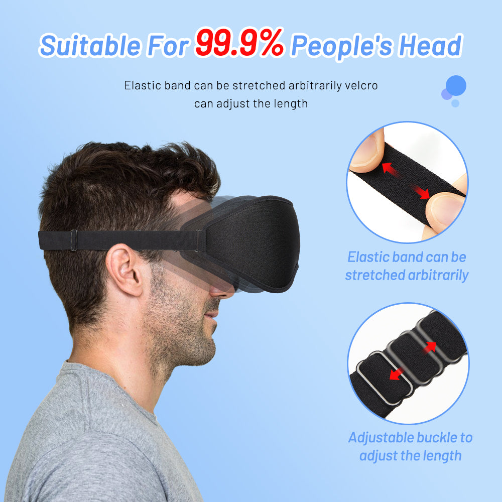 3D Natural Memory Foam Sleep Mask for Comfort Wear for Art Thou