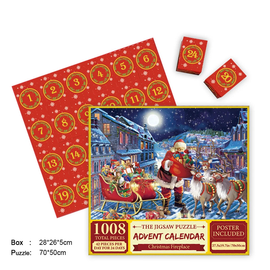 Merry Jigsaw Advent Calendar Puzzle Wear for Art Thou