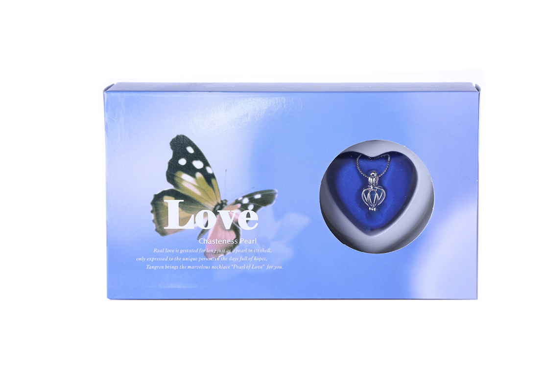 Pearl Jewelry Gift Box with Freshwater Necklace Wear for Art Thou
